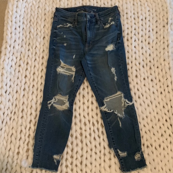 Hi Rise Jegging Crop - Picture 1 of 7